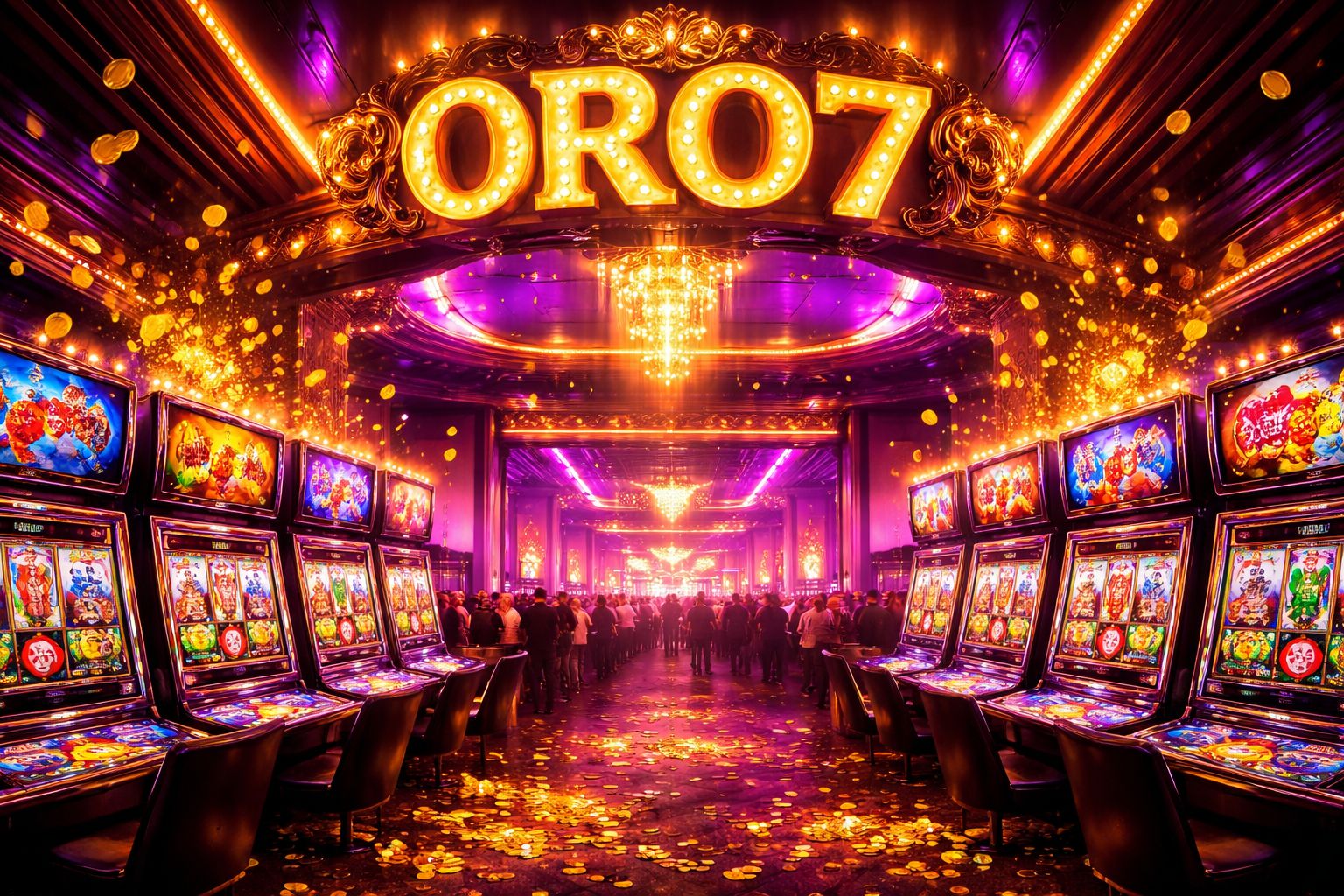 Tragamonedas en línea ORO7 México con rodillos luminosos